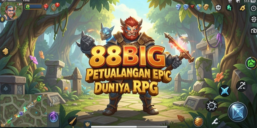 Tangkapan layar menampilkan pertempuran seru dalam game RPG.