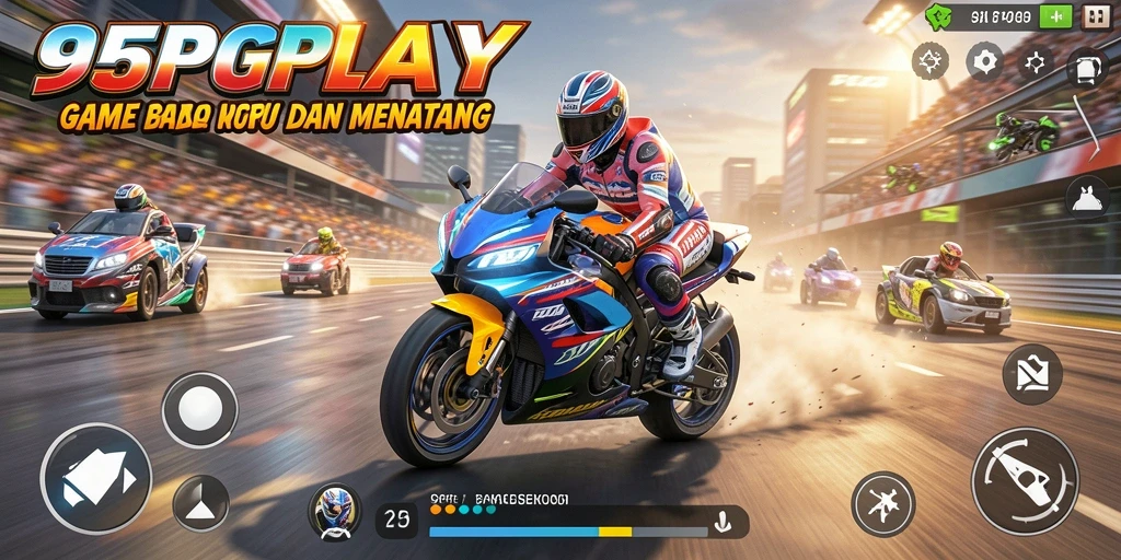 Gameplay seru dalam balap motor dengan grafis memukau.