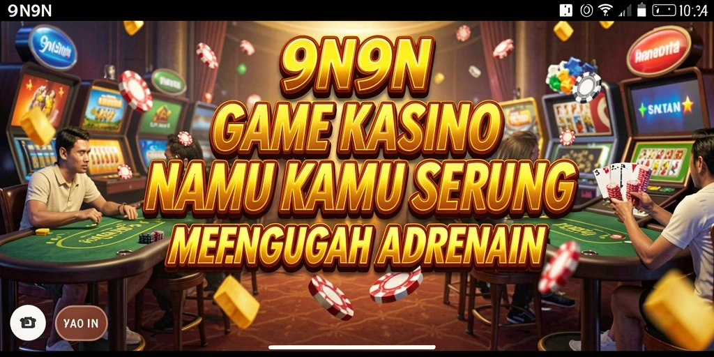 Tampilan menarik dari gameplay Kasino di 9N9N