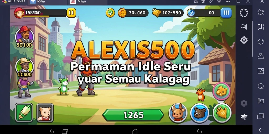 Tampilan gameplay ALEXIS500 yang menarik dan mengasyikkan.