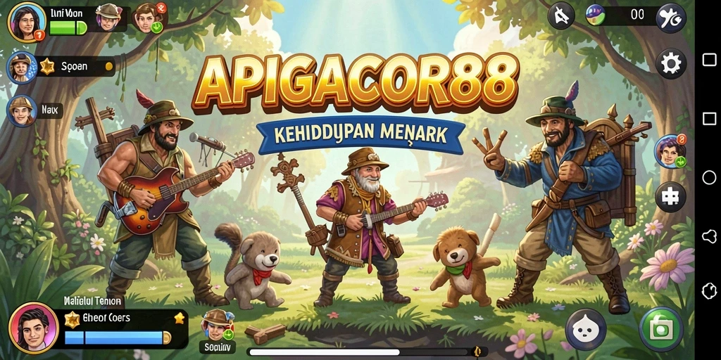 Screenshot APIGACOR88 menunjukkan gameplay simulasi yang imersif dan interaktif.