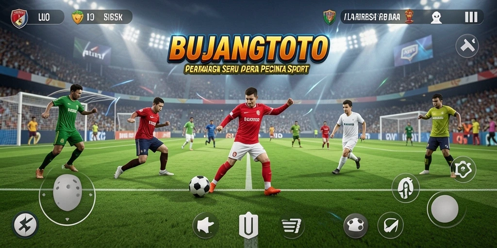 Tampilan gameplay seru dari BUJANGTOTO yang menampilkan berbagai olahraga.
