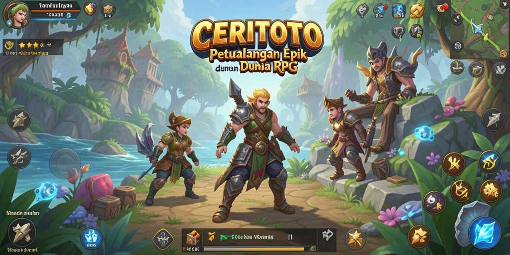 Gameplay menarik di dunia <strong>CERITOTO</strong> dengan pemandangan yang memukau.