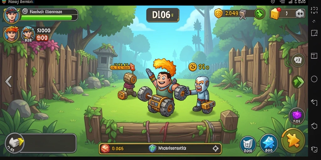 Tampilan gameplay D06 yang menarik dan intuitif.