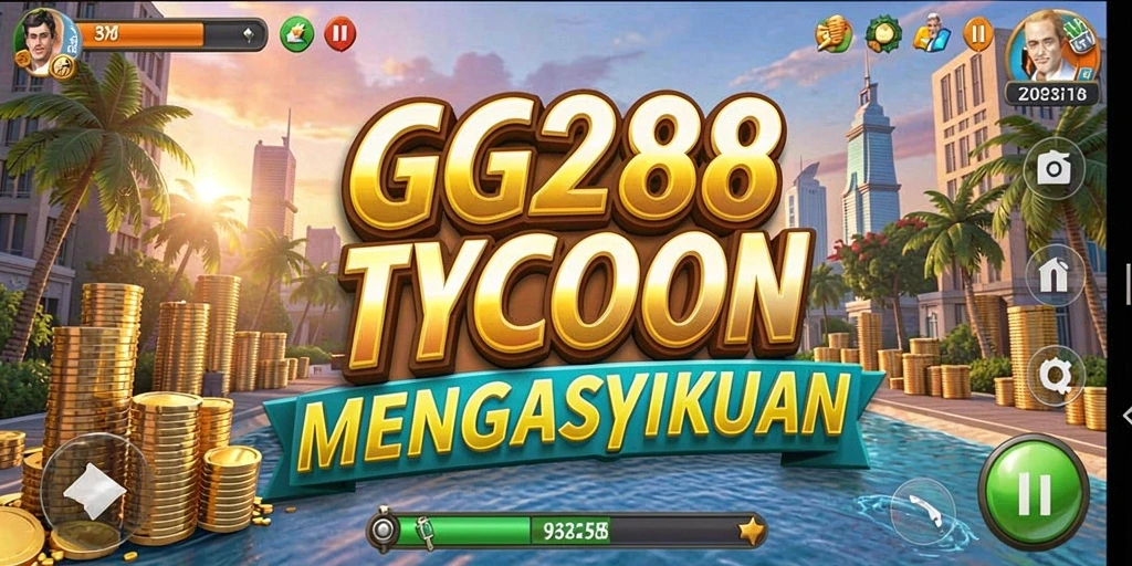 Tampilan gameplay GG288 yang menarik dan penuh strategi Tycoon.