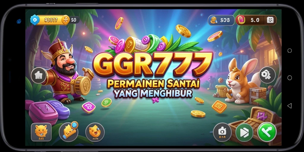 Screenshot GGR7777 menampilkan gameplay santai yang seru dan menarik.