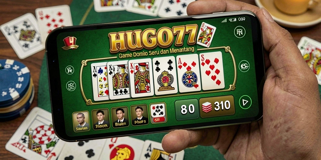 Tampilan gameplay HUGO77 yang menarik dan seru.