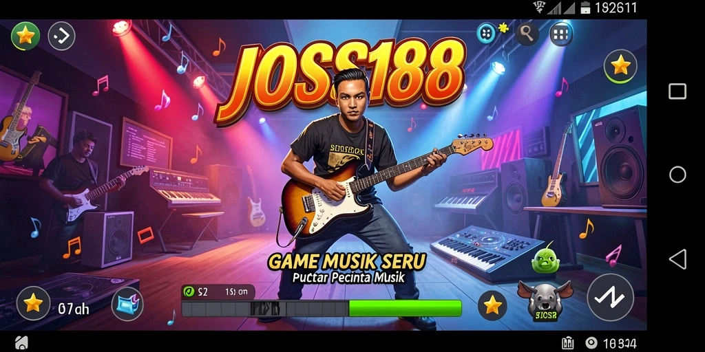 Tampilan interaktif dari gameplay JOSS188 yang seru.