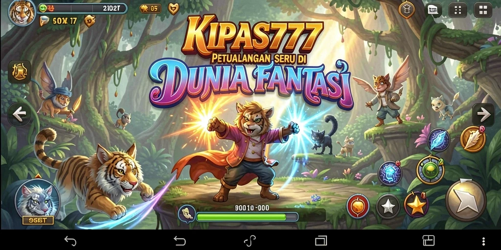 Tampilan utama gameplay KIPAS777 yang penuh petualangan dan tantangan.