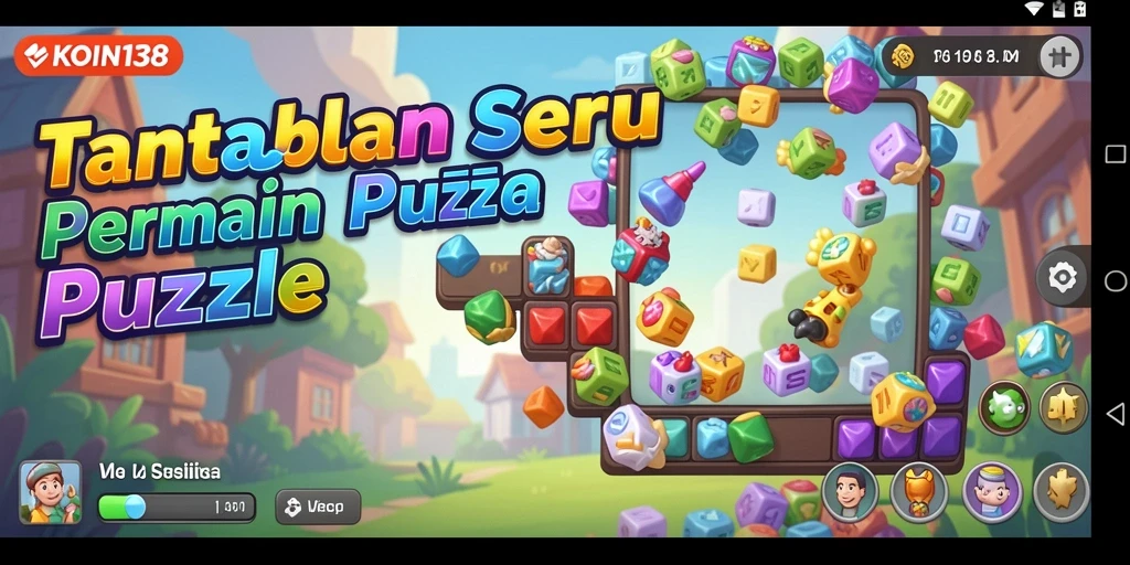 Tampilan seru dari gameplay KOIN138 dalam puzzle yang menantang.