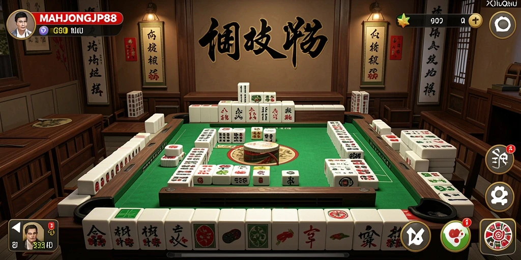 Gameplay menarik QiuQiu di MAHJONGJP88 dengan teman.