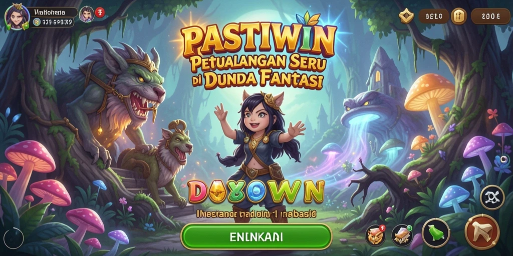 Tampilan gameplay seru di PASTIWIN dengan misi menantang.