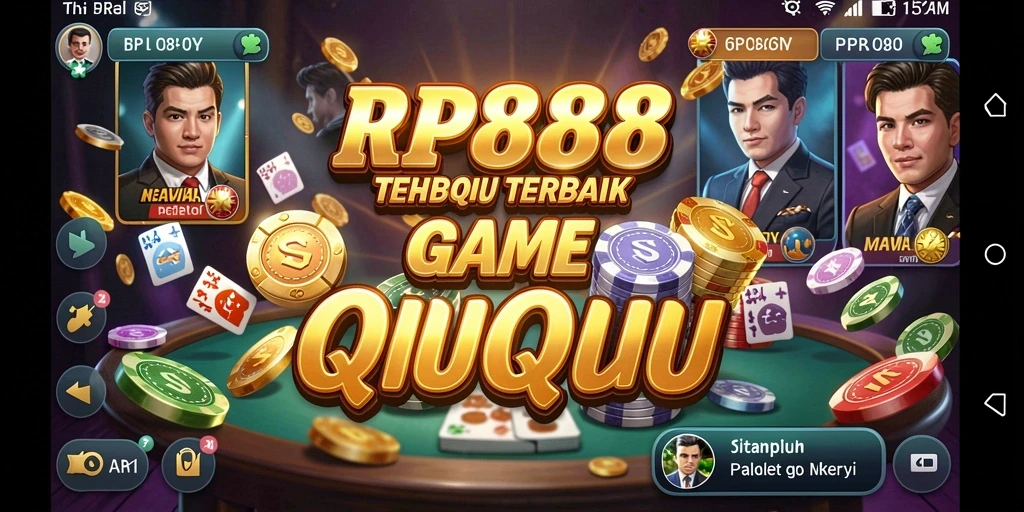 Screenshot gameplay QiuQiu yang seru dan kompetitif.