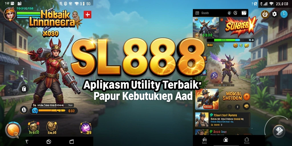 Tampilan antarmuka aplikasi SL888 yang modern dan fungsional.