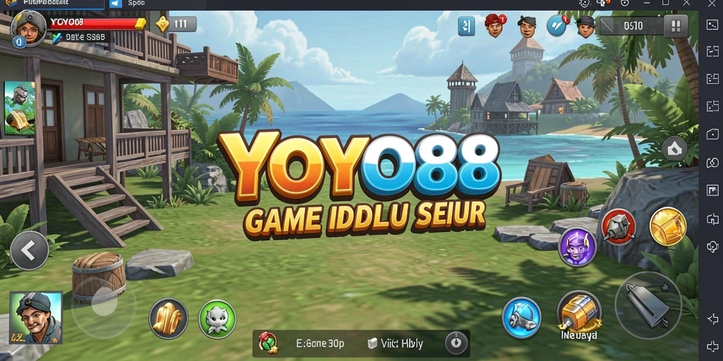 Tampilan gameplay utama YOYO88 yang seru dan menarik.